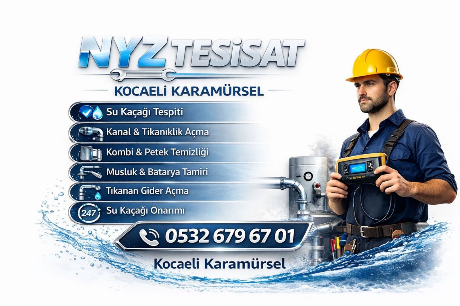 Karamürsel Dereköy su tesisatçısı